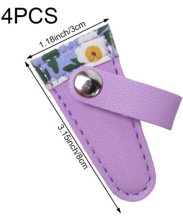 4 Pcs Embroidery Scissors Sheath Safety Scissors Protective Cover Leather Scissors Sheath Scissors Accessories - Buy Online on GoSupps.com
