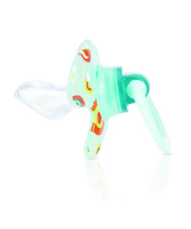 N by 985890 Geo Pacifier - Jaw-Friendly Silicone Teat Shape Multi-Coloured | International Shipping Available - Buy Online on GoSupps.com