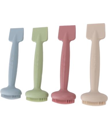 Soft Silicone Dual Ended Facial Mask Brush for Versatile Use Eco-Friendly and Durable Suitable for Gentle Skin Care - Buy Online on GoSupps.com