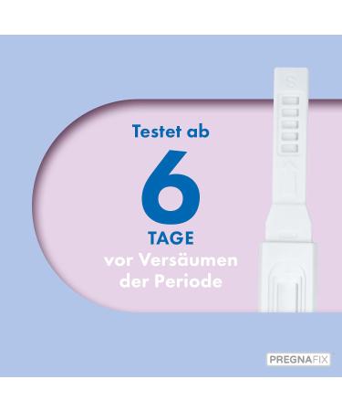 Pregnafix Pregnancy Fr htest - Accurate 6 Days Early Detection Quick 3-Minute Results Reliable & Easy to Use - Buy Online on GoSupps.com