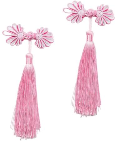 ibasenice 2 Pairs New Year Bobby Pin Kids Barrettes for Hair Tassels Barrettes Kids Hair Side Clip Bows Hair Clips Chinese New Year Hair Clips Party Hair Clip Child Filler Chinese Style - Buy Online on GoSupps.com