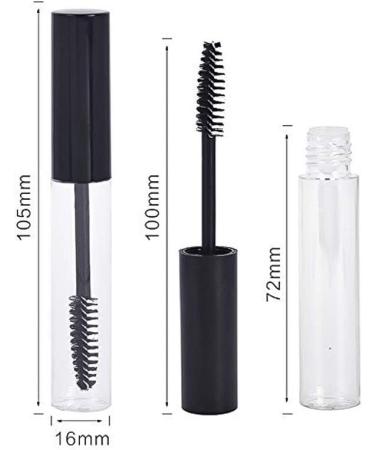 10ml 10pcs Empty Eyelashes Mascara Liquid Plastic Bottle Cosmetic Container - Buy Online on GoSupps.com