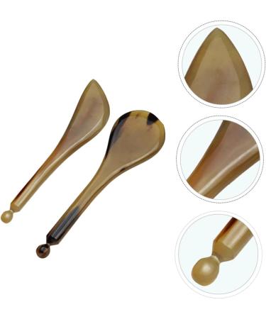 Lurrose 2-in-1 Tendon Beauty Rack & Skin Massage Device - Eye & Face Massage Tools - Yak Horn Scratching Board for Glowing Skin - Buy Online on GoSupps.com