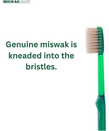 Miswak Stick Toothbrush - Natural Extra Soft for Sensitive Teeth | Deep Plaque Removal & Fresh Breath | Traditional Oral Health Care (Colors May Vary - Buy Online on GoSupps.com