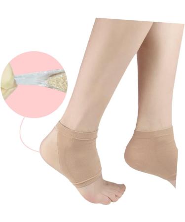 Ipetboom 1 Pair Gel Heel Socks Men and Women Moisturizing Socks Anti-Crack 10.5*8.5cm - Buy Online on GoSupps.com