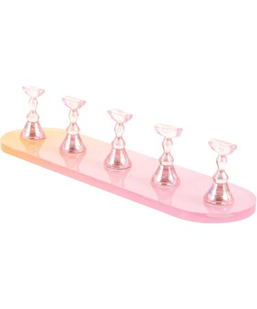 FRCOLOR 2 Sets Nail Practice Holder Nail Decorations for Nail Art Nail Polish Stand Nail Displays Nail False Fingernails Decorative Nail Stand Nail Holder for Nail Polish Cosmetics - Buy Online on GoSupps.com