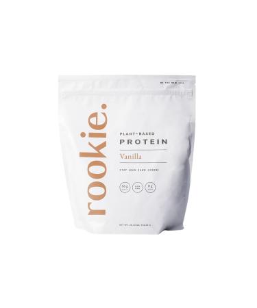 Pea Protein Powder by Rookie Wellness Multivitamin & Mineral Blend Sugar & Gluten Free Meal Replacement Vegan Protein Powder Amino Acids Probiotics Folic Acid Biotin Vanilla (30 Servings) Vanilla 30 Servings