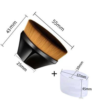 Flawless Foundation Makeup Brush PortableKabuki Magic Face Brush for Flawless Powder Black - Buy Online on GoSupps.com