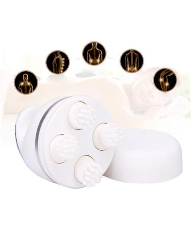 Frcolor Head Massager | Scalp Massage Device for Stress Relief & Physiotherapy - White - Buy Online on GoSupps.com