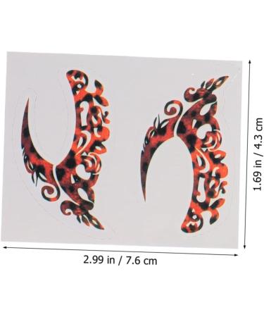Didiseaon 24 Pairs Eye Shadow Eyeliner Stickers Make up Face Jewel Face Decor Double Eyelid Glue Eyeshadow - Buy Online on GoSupps.com