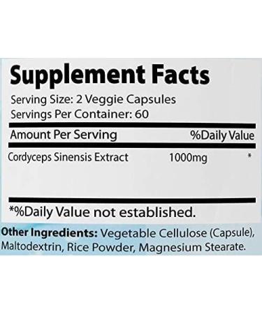 Absonutrix Cordyceps Sinensis Extract 1000 mg 4 Oz Liquid 60 Servings Made in USA Quality Potent Ingredients Third-Party Tested Non-GMO GMP Certified Cruelty-Free Products - Buy Online on GoSupps.com