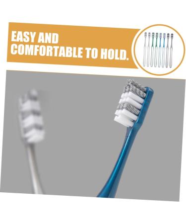 Buy Hapinary 8ct Toothbrush Set - Reduce Tooth Spots Travel-Friendly Durable Plastic Manual Household Cleaning - Buy Online on GoSupps.com