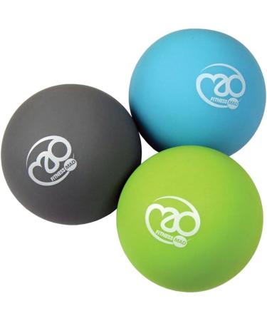 Fitness Mad Trigger Point Massage Ball Set Black/Silver Multicolor | One Size | Improve Recovery & Performance - Buy Online on GoSupps.com
