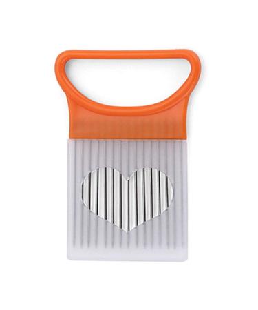 FEDBNET Kitchen Tools Onion Holder 1 PCs Onion Holder Fork Potato Cutter Slicer Stainless Steel Plastic Vegetable Slicer Orange