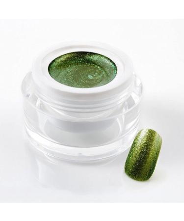 5 ml exclusive UV color gel/colour gel/glitter gel - in Glitter Goldie Green