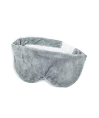 Weighted Eye Sleeping Mask Universal Size Adjustable Sleep Eye Pillow with Seeds Bag Hot Cold Therapy for Migraine Dry Eyes Sinus Pain Removable Heatable and Freezable Pack to Relieve Stress