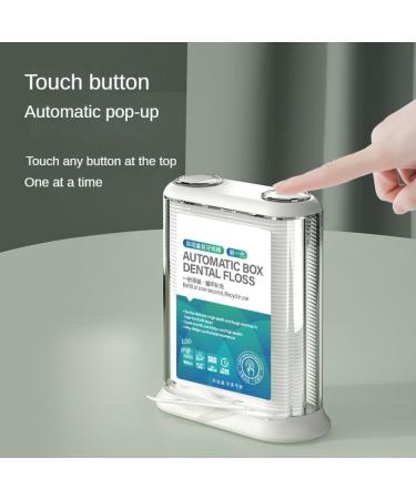 Automatic Dental Floss Cartridge - Portable 100 Pieces for Effective Teeth Cleaning | International Shipping Available - Buy Online on GoSupps.com