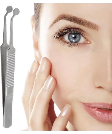 QOTSTEOS Meibomian Nozzle Tweezers | Round Tip Stainless Steel for Dry Eye Relief | Professional Eye Care Tool - Buy Online on GoSupps.com