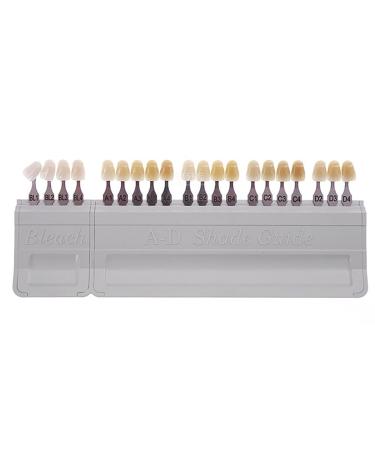IKSV Mais Dental Teeth Shade Guide tooth whitening set Professional 29 Color Shade Guide Tracking with engraved numbering Comparator Teeth White Bleaching Dental Plate