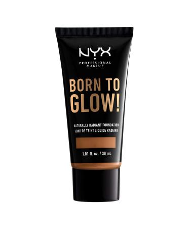NYX PROFESSIONAL MAKEUP Born To Glow Naturally Radiant Foundation - Almond (Medium With Cool Undertone)
