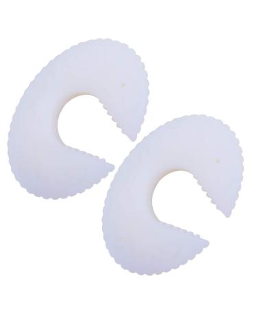 HEALLILY 2pcs Door Pinch Guards Silicone Finger Pinch Guards Safety Door Stopper Baby Finger Protector for Home Dormitary White
