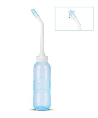 Portable Sprayer Bidet Bottle Sitz Bath for Toilet for Personal Cleansing, Hemorrhoids, Pregnancy, Bladder, Perineal Care (Blue)