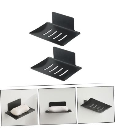 Ciieeo 4 Pcs Soap Holder Soap Bar Holder Kitchen Sink Bathroom Soap Rack Travel Containers Kitchen Soap Rack Body Wash Sponge Travel Soap Case Drain Wall-mounted Carbon Steel Metal - Buy Online on GoSupps.com