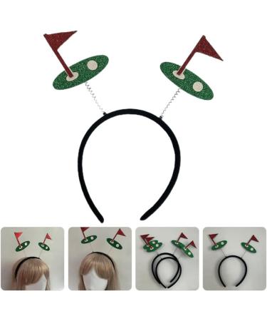 HOLIDYOYO Golf Ball Headband Sports Ball Head Bopper Game Day Sports Hairband Pompom Tiara Headband Hair Accessories for Women Girls Sports Party Favors - Buy Online on GoSupps.com