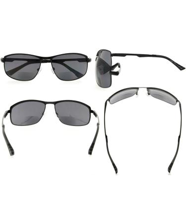 Eyekepper Bifocal Sunglasses - Black +2.00 Sun Readers for Outdoor Activities | International Shipping Available - Buy Online on GoSupps.com