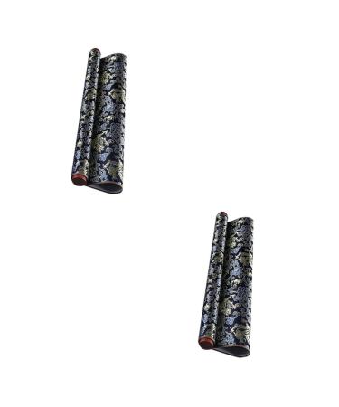TEHAUX 2pcs Reusable Chinese Cloth Calligraphy on Cloth Calligraphy Brush Cloth Reel Imitation Xuan