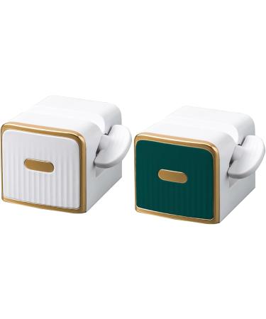 QMQJIA Wall-Mounted Toothpaste Squeezer Hand Cream Cleanser Squeezer Lazy Squeeze Toothpaste Holder Home Bathroom Accessories Wall-Mounted Toothpaste Squeezer White - Buy Online on GoSupps.com