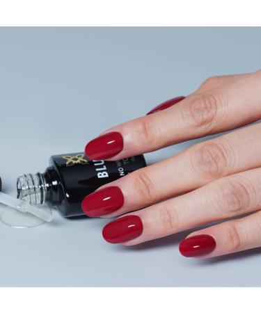 Bluesky No Wipe Tempered Top Coat 10ml Extra Strong Hardest Wearing Clear Gel Nail Polish Top Coat for 21 Day Manicure Requires Curing Under LED UV Nail Lamp - Buy Online on GoSupps.com