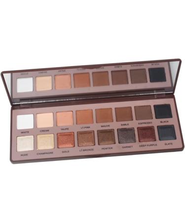 FOMIYES 2pcs 16 Earth Eyeshadow Palette 16 Colors Eyeshadow Palette Eye Shadow Pearlescent Combination 1 count (Pack of 1) Chocolatex2pcs - Buy Online on GoSupps.com