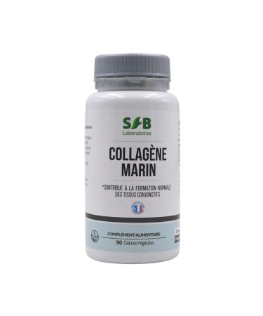 SFB Laboratoires Type 1 and 3 Marine Collagen Skin Hydration Improves Digestion Reduces Joint Pain 90 Vegetable Capsules