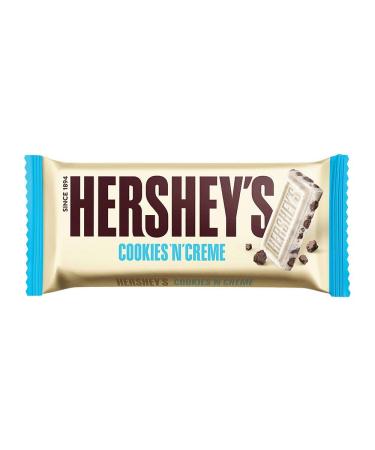 HERSHE Delicious Cookies n Crème Chocolate Bar, 100g (Pack of 4)