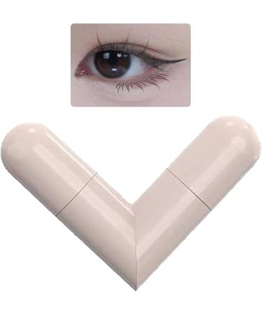 Eye Pencil StampSmudge Resistant Eye Stencil Double Sided Waterproof Smudge Proof Long Lasting Eyeliner Pencil Applicator for Women Makeup Black - Buy Online on GoSupps.com