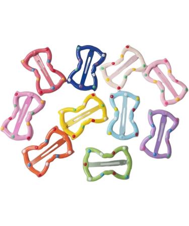 XIAHIOPT Clip Lovely Hair Barrettes Star/Bear/Bowtie/Square Shape Hairpin Unique Hairpins for Teenagers 10 drops of water - Buy Online on GoSupps.com