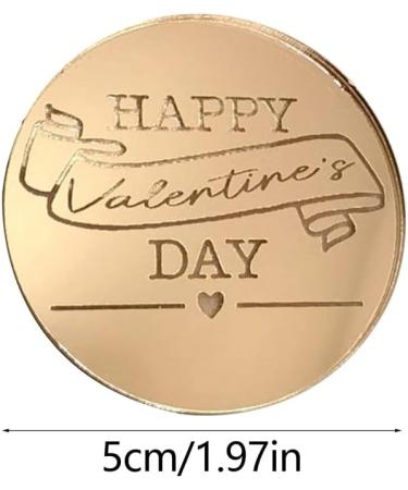 Valentine's Day Cupcake Toppers Cake Picks Decorations Mini Cake Snack Accessories for Wedding Birthday Theme Party One Color K - Buy Online on GoSupps.com