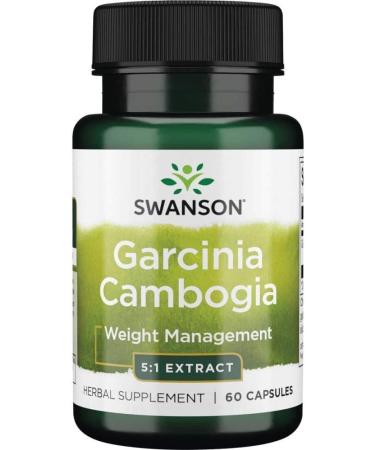 Swanson Garcinia Cambogia 5:1 Extract 80 Milligrams 60 Capsules