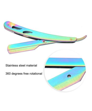 Buy Foldable Barber Straight Razor Holder - Colorful Manual Shaver Rack for Replacement Blades | Extend Lifespan | International Shipping - Buy Online on GoSupps.com