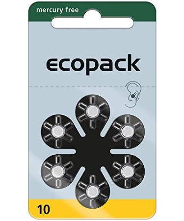 Varta Ecopack Type 10 hearing aid battery Zinc Air PR70 ZL4 60 pieces