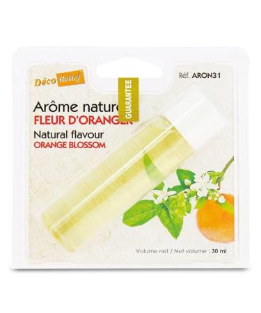 D co Relief - Natural Orange Blossom Flavor 30 ml - Food Flavoring for Pastry Cooking - Professional Ingredient