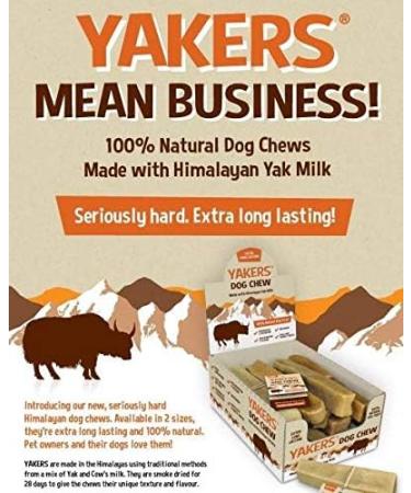 Yakers Dog Chew Medium x 3 - Yak Milk Value Pack of 3 - Save! - Buy Online on GoSupps.com