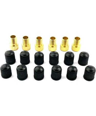 18-Pack Valve Adapter Set for Dunlop & Sclaverand to Schrader - Bicycle & Car Valve Lid | LJFEA - Buy Online on GoSupps.com