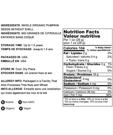 Organic Toasted Pumpkin Seeds Protein Powder - 3lbs | 60% Protein | Non-GMO & Pure | Plant Based Vegan | Kosher | Ideal for Baking, Drinks & Smoothies | Bulk Pack - 1 unit - Buy Online on GoSupps.com