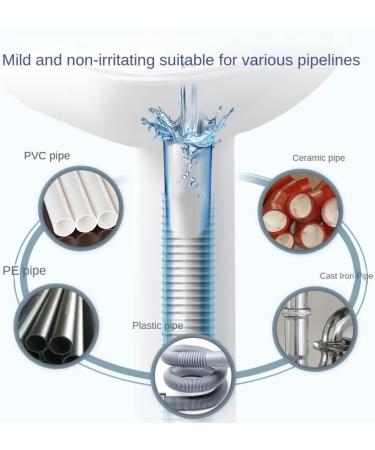 Powerful Drain Cleaner Quickly Clears Clogs in Toilet and Kitchen Pipes 10.5 oz - Buy Online on GoSupps.com