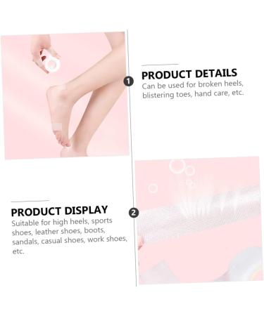 FOMIYES Invisible Heel Stickers - 2 Rolls Wear-Resistant Adhesive Pads for High-Heeled Shoes | Multifunctional Heel Decals for Ultimate Comfort - Buy Online on GoSupps.com