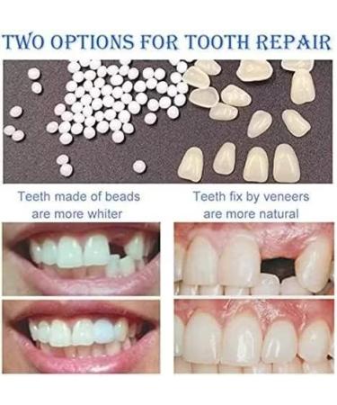 DIY Fake Tooth Repair Kit | Quick Fix for Missing & Broken Teeth | Regain Your Smile - White Color - Buy Online on GoSupps.com