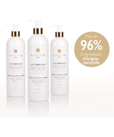  AMETIS - Radiance Body Milk - Unifying & Anti-Dark Spots - Radiance of the complexion - Plant Complex - All Skin Types - Jojoba Oil & Shea Butter - 96% Active Ingredients of Natural Origin 500ml - Buy Online on GoSupps.com