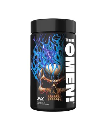 JNX SPORTS The Omen! Non-Stimulant Thermogenic Fat Burner (100 Capsules) for Men & Women with L Carnitine to Speed Metabolism and Weight Loss - Focus and Fat Burner Appetite Suppressant Supplement